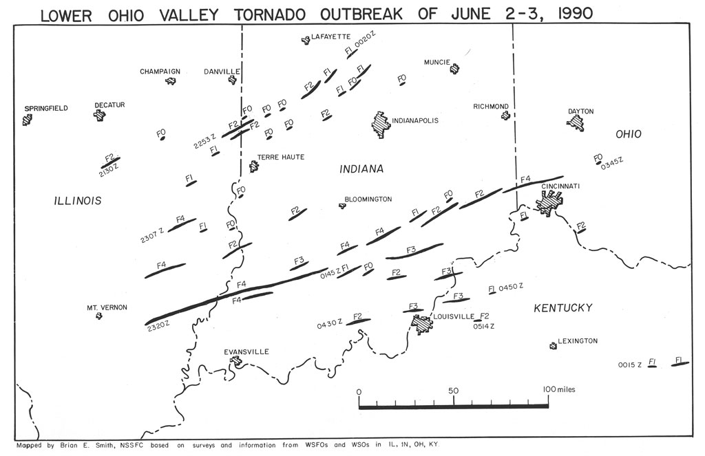 June 1990 Tornado Outbreak